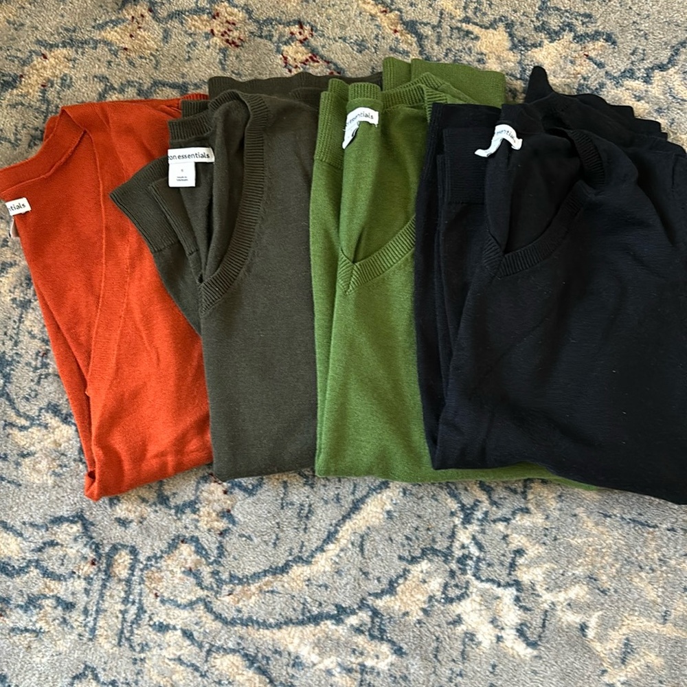 Selling all four together. Amazon lightweight sweaters.